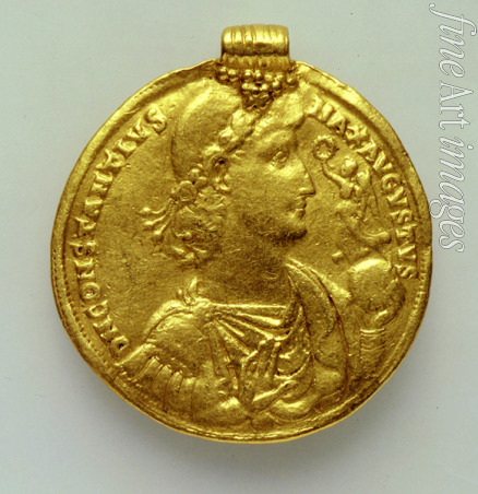 Numismatic Ancient Coins - Solidus of Emperor Constantine II (Obverse: Constantius II as Caesar)