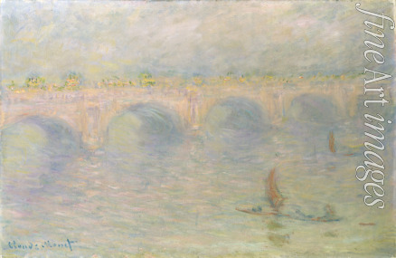 Monet Claude - Waterloo Bridge, Sunlight Effect