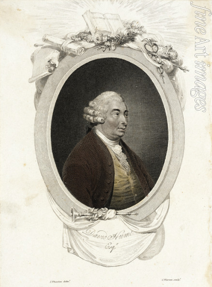 Warren Charles Turner - Porträt von David Hume (1711-1776)