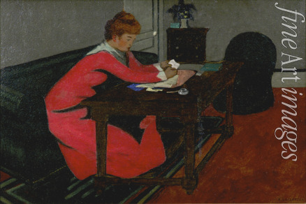 Vallotton Felix Edouard - Misia at her desk