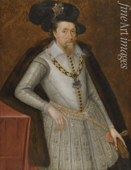 De Critz (Decritz) John the Elder - Portrait of King James I of England (1566-1625)