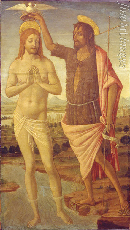 Cozzarelli Guidoccio di Giovanni - Die Taufe Christi