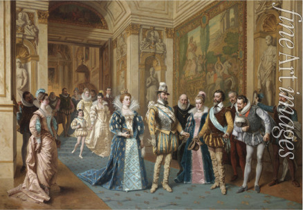 Bakalowicz Wladyslaw - Henry IV and Marie de Médicis