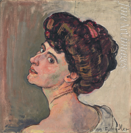 Hodler Ferdinand - La Parisienne. Bildnis Valentine Godé-Darel (1873-1915)