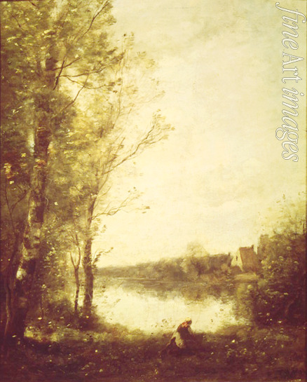 Corot Jean-Baptiste Camille - Pond in Ville d’Avray