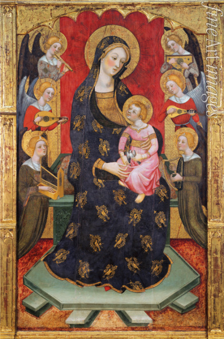 Serra Pere - Madonna with Angels Playing Music