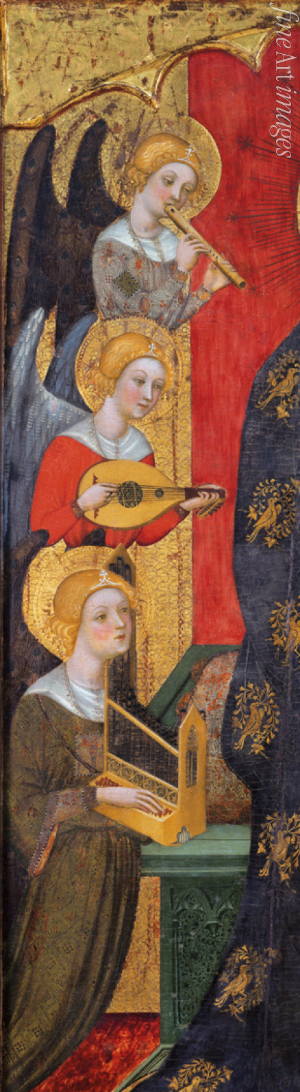 Serra Pere - Madonna with Angels Playing Music (Detail)