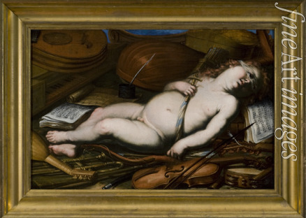 Anonymous - Cupid Among Musical Instruments