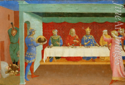Angelico Fra Giovanni da Fiesole - Die Enthauptung Johannes des Täufers und Gastmahl des Herodes