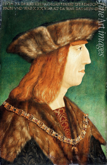 Dürer Albrecht (Workshop) - Portrait of Emperor Maximilian I (1459-1519)