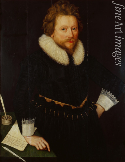 Unbekannter Künstler - Porträt von John Fletcher (1579-1625)