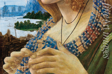 Botticelli Sandro (Werkstatt) - Allegorisches Bildnis einer Frau (Simonetta Vespucci). Detail