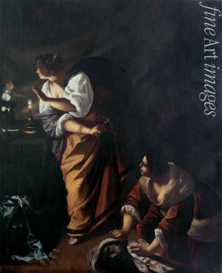 Gentileschi Artemisia - Judith und ihre Magd Abra mit dem Haupt des Holofernes