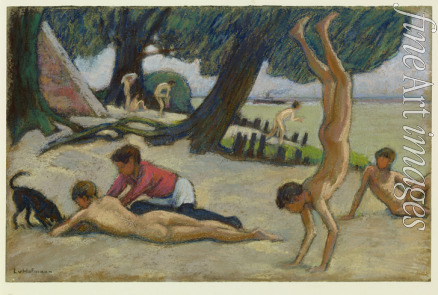 Hofmann Ludwig von - Boys on the beach