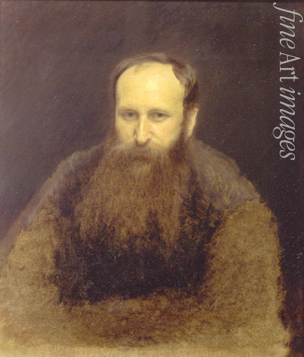 Kramskoi Ivan Nikolayevich - Portrait of the artist Vasili Vereshchagin (1842-1904)