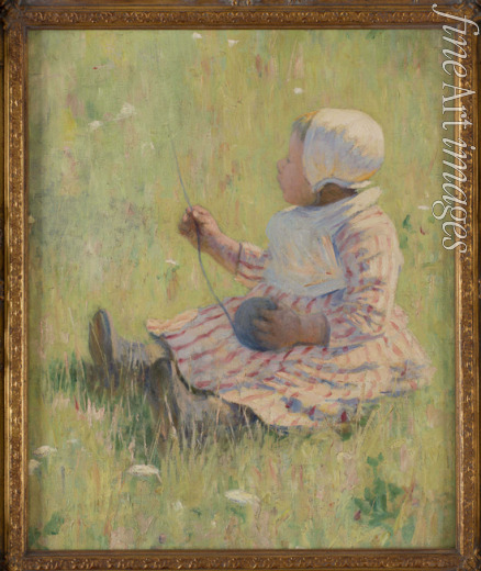Cassatt Mary - Mädchen, mit einem Wollknäuel spielend