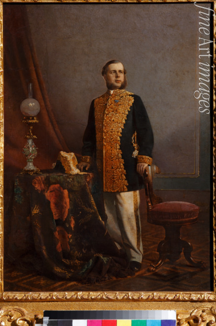 Unbekannter Künstler - Porträt von Wassili Jurjewitsch Posnanski (1828-1900)