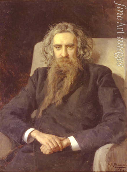 Yaroshenko Nikolai Alexandrovich - Portrait of the philosopher und author Vladimir Solovyov (1853-1900)