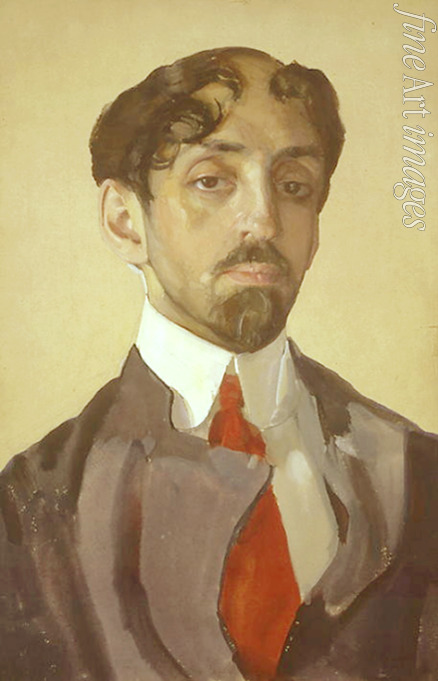 Somov Konstantin Andreyevich - Portrait of the poet Mikhail Alexeevich Kuzmin (1872-1936)