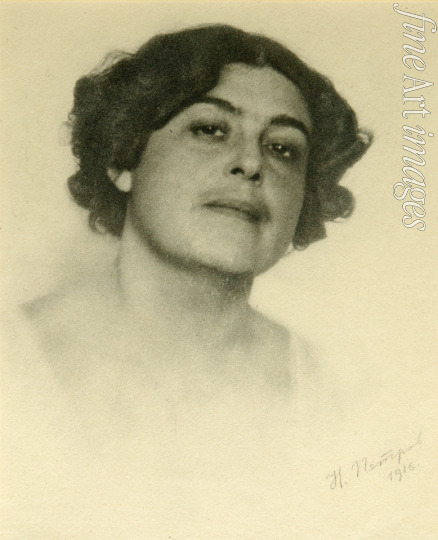 Petrov Nikolai - Portrait of actress Voronets