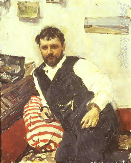 Serow Valentin Alexandrowitsch - Porträt des Malers Konstantin Korowin (1861-1939)
