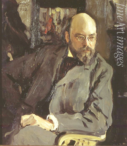 Serow Valentin Alexandrowitsch - Porträt des Malers Ilja Ostrouchow (1858-1929)