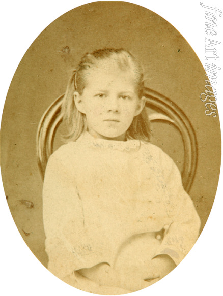 Russian Photographer - Portrait of Lyubov F. Dostoyevskaya (1869-1926), daughter of the author Fyodor M. Dostoevsky