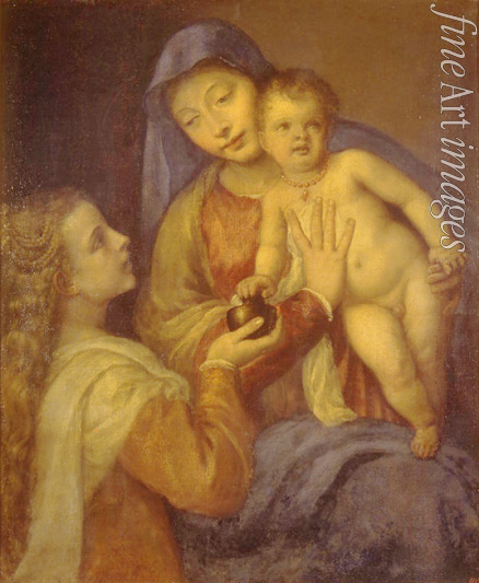 Titian - Madonna and Child with Mary Magdalen