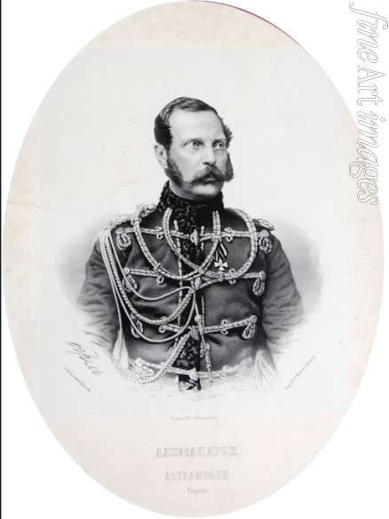 Russischer Fotograf - Porträt von Kaiser Alexander II. (1818-1881)