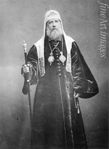 Russischer Fotograf - Porträt Tichon, Patriarch von Moskau (1865-1925)