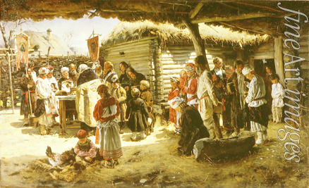 Makovsky Vladimir Yegorovich - Easter public prayer