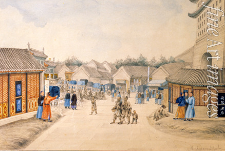 Alexandrov Ivan Petrovich - Chinese Sketches. Tsyan Minh Bridge