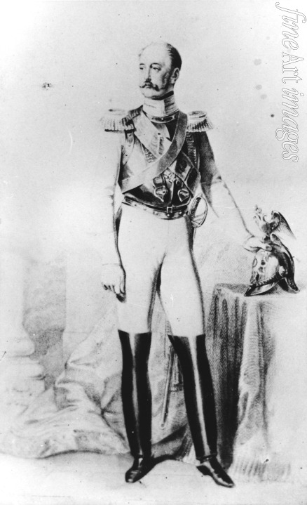 Russischer Fotograf - Porträt des Zaren Nikolaus I. von Russland (1796-1855)