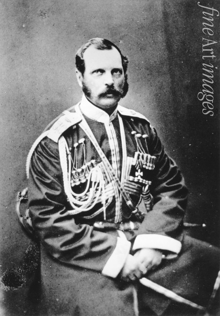 Russian Photographer - Portrait of Emperor Alexander II of Russia (1818-1881)
