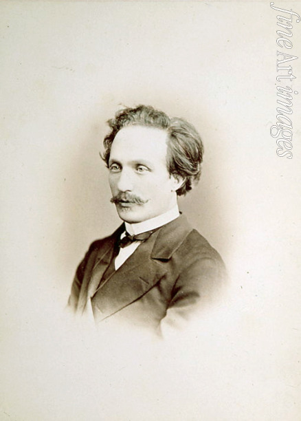 Lewizki Sergei Lwowitsch - Porträt des Pianisten und Organisten Alexander Winterberger (1834-1914)