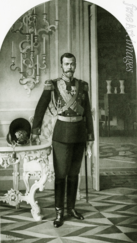 Russischer Fotograf - Porträt des Kaisers Nikolaus II. von Russland (1868-1918)