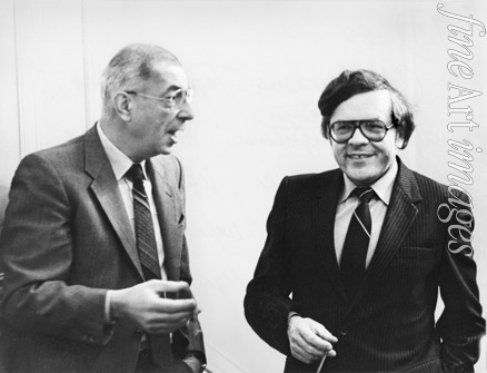 Unbekannter Fotograf - Die Komponisten Mikael Tariwerdijew (1931-1996) und Andrei Petrow (1930-2006)