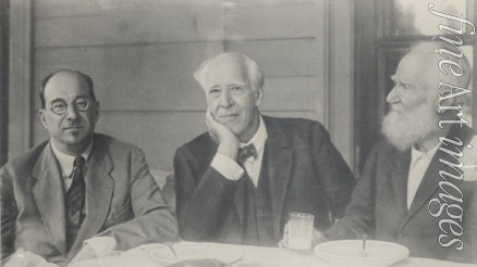Anonymous - People's Commissar Anatoly Lunacharsky, theatre director Constantin Stanislavski and playwright George Bernard Shaw