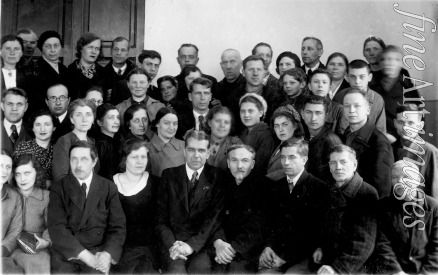 Unbekannter Fotograf - Physiker Sergei Iwanowitsch Wawilow mit Mitarbeiter 1945