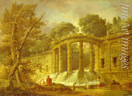 Robert Hubert - Pavilion with the cascade