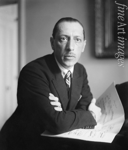 Anonymous - Portrait of the composer Igor Stravinsky (1882-1971)