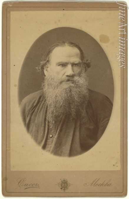 Unbekannter Fotograf - Der Schriftsteller Leo Tolstoi