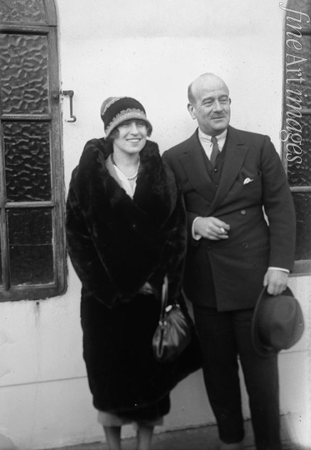 Anonymous - Grand Duke Boris Vladimirovich of Russia (1877-1943) with his wife