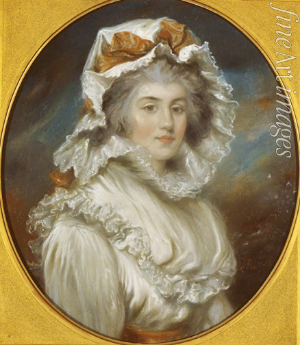 Russell John - Portrait of a Girl in a Bonnet