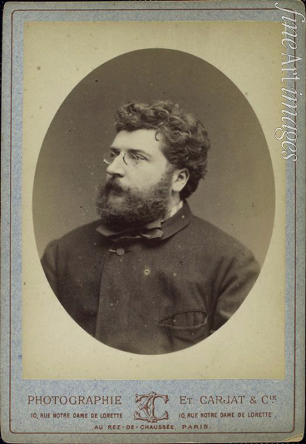 Carjat Étienne - Portrait of the composer Georges Bizet (1838-1875)