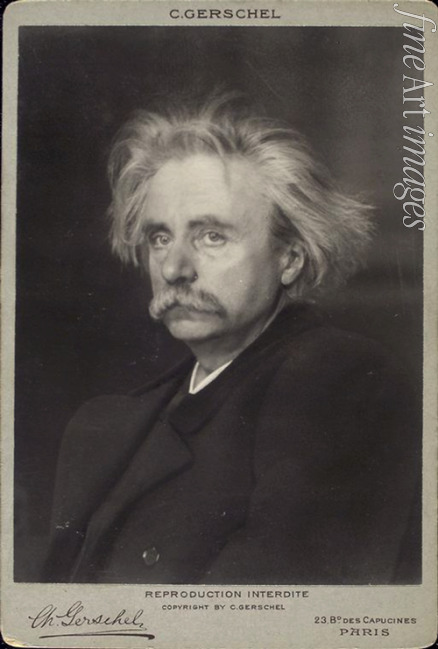 Gerschel Charles - Portrait of Edvard Grieg (1843-1907)