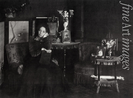 Bulla Karl Karlovich - Portrait of the actress Vera Fyodorovna Komissarzhevskaya (1864-1910)