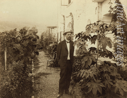 Unbekannter Fotograf - Anton Tschechow (1860–1904) in Jalta