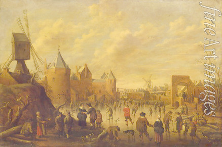 Droochsloot Jost Cornelisz - Winter in einer holländischen Stadt