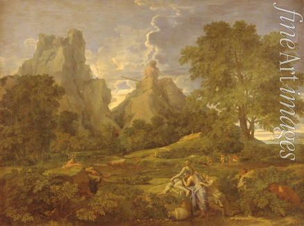 Poussin Nicolas - Landschaft mit Polyphem